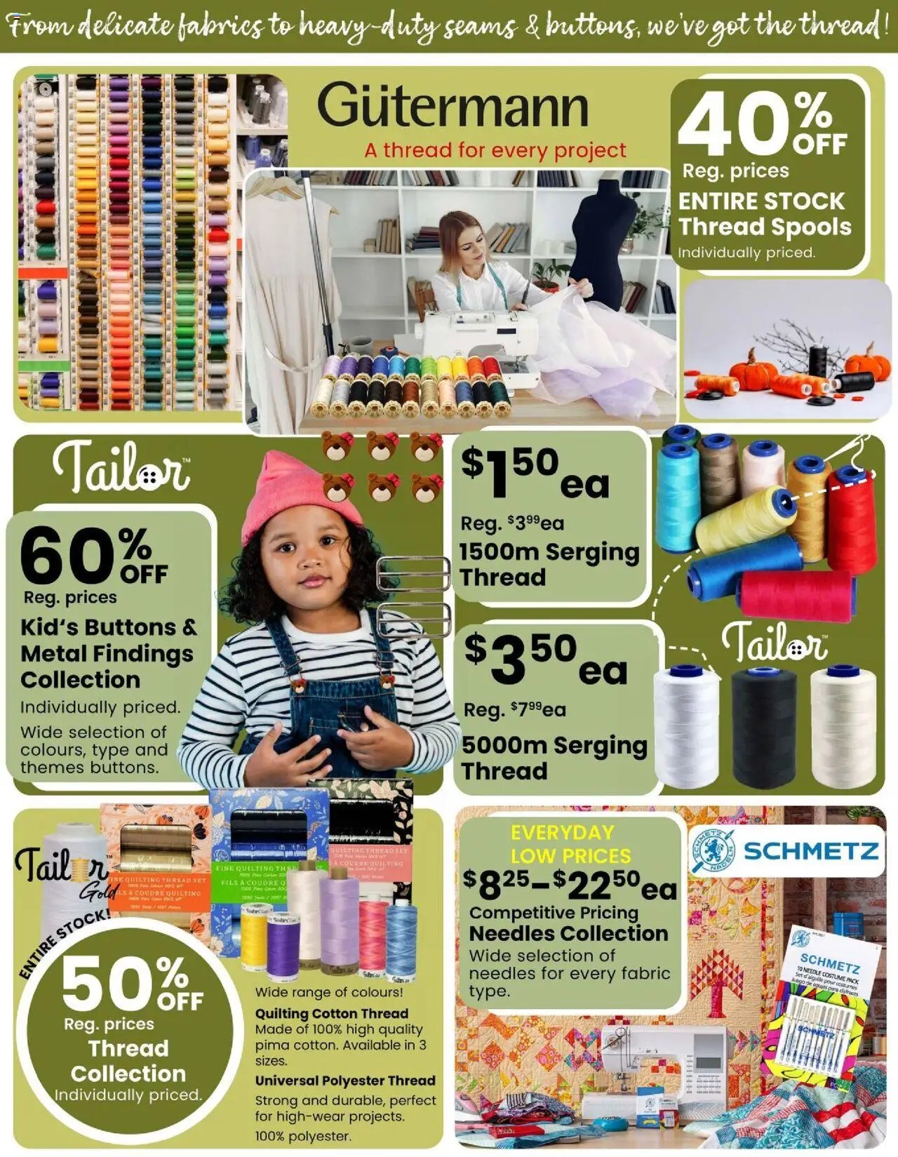 Fabricland flyer from 02.09.2025 Weekly flyer / circulaire