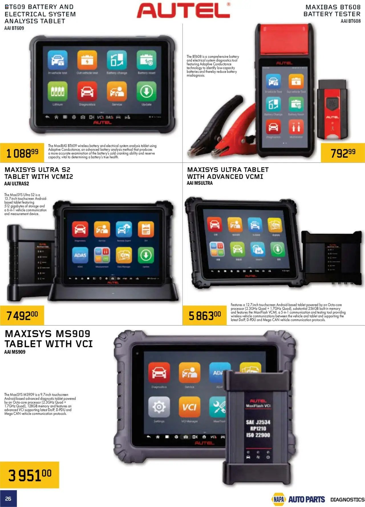 NAPA Auto Parts flyer from 01.10.2025 Real Deals