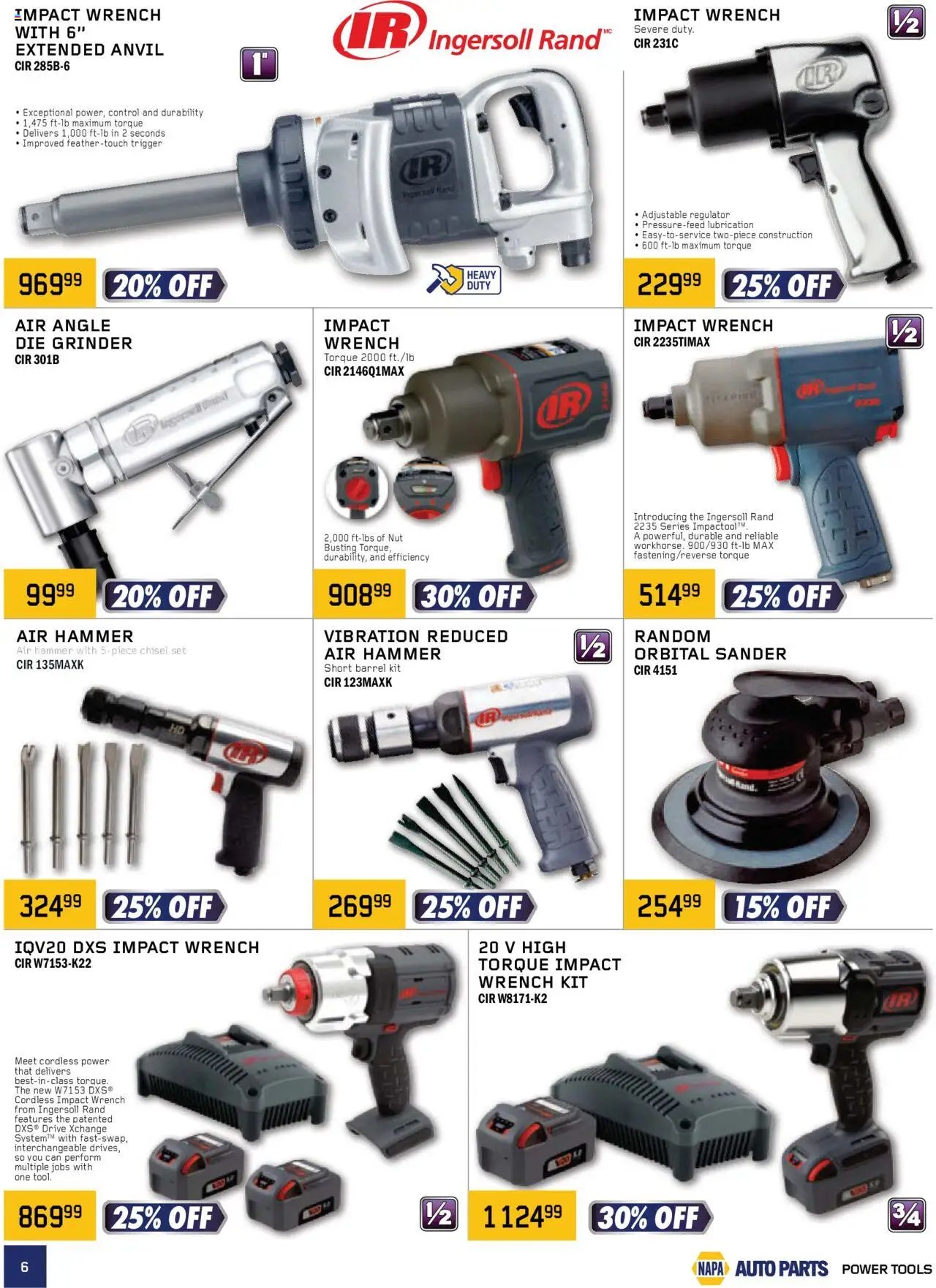 NAPA Auto Parts flyer from 01.10.2025 Real Deals