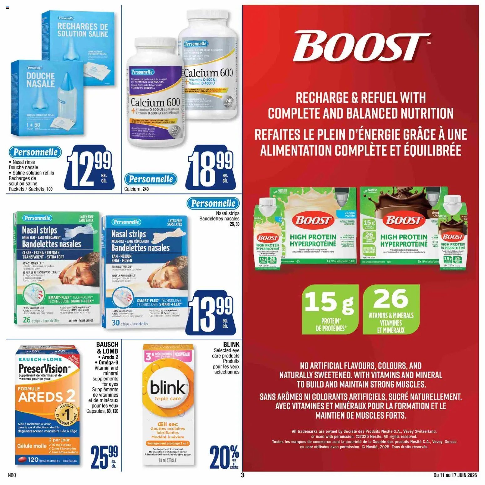 Jean Coutu flyer from 11.06.2026 Jean Coutu flyer - Healthy summer