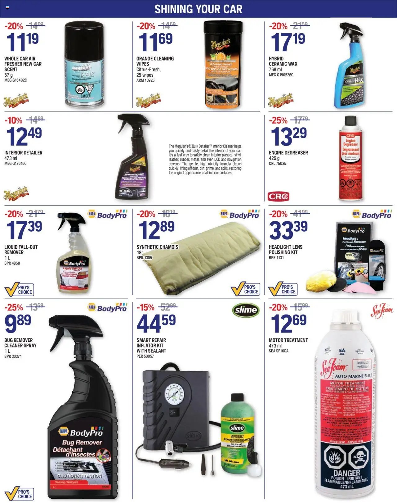 NAPA Auto Parts flyer from 01.09.2025 Weekly Flyer