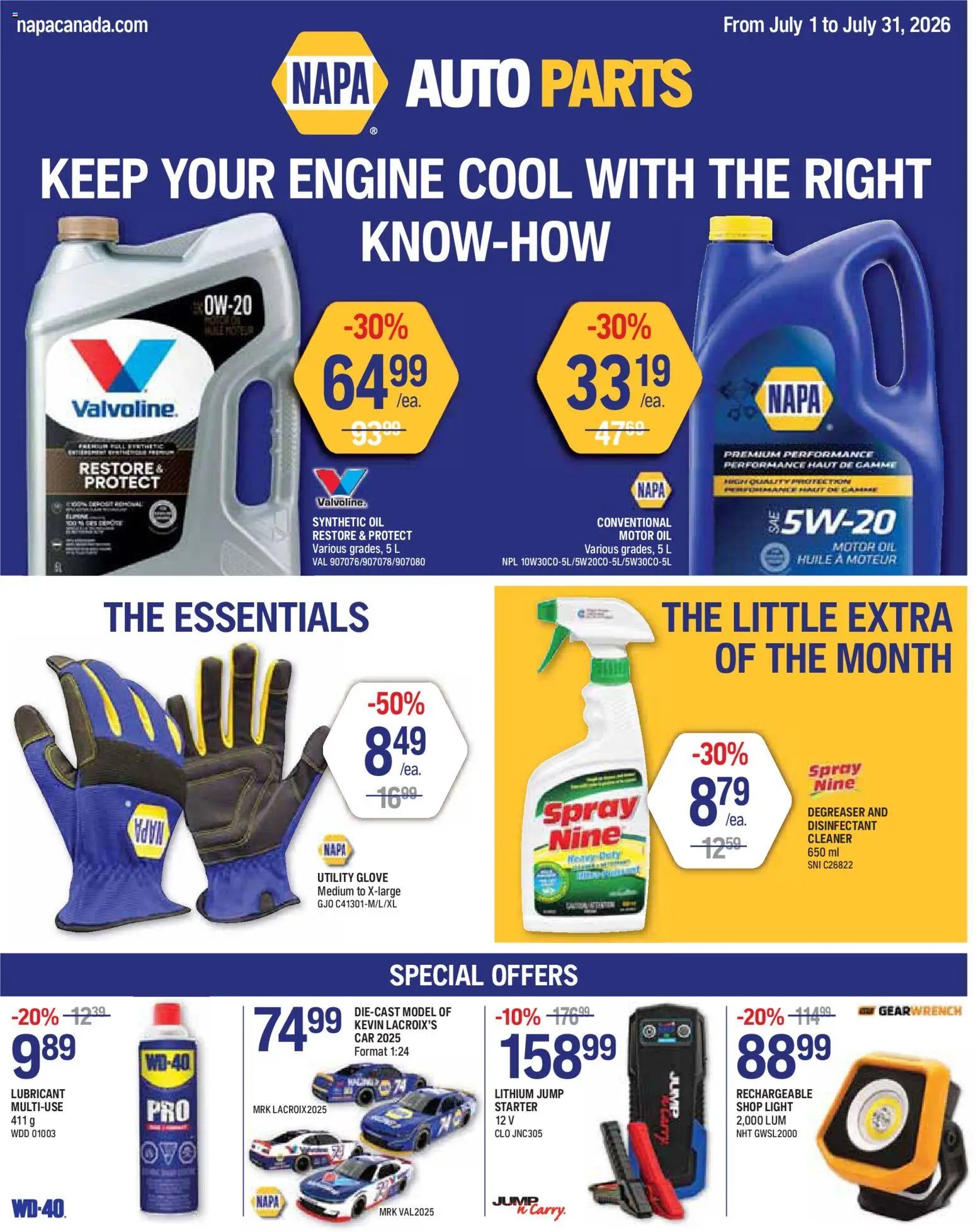 NAPA Auto Parts flyer from 01.07.2026 NAPA Auto Parts weekly flyer