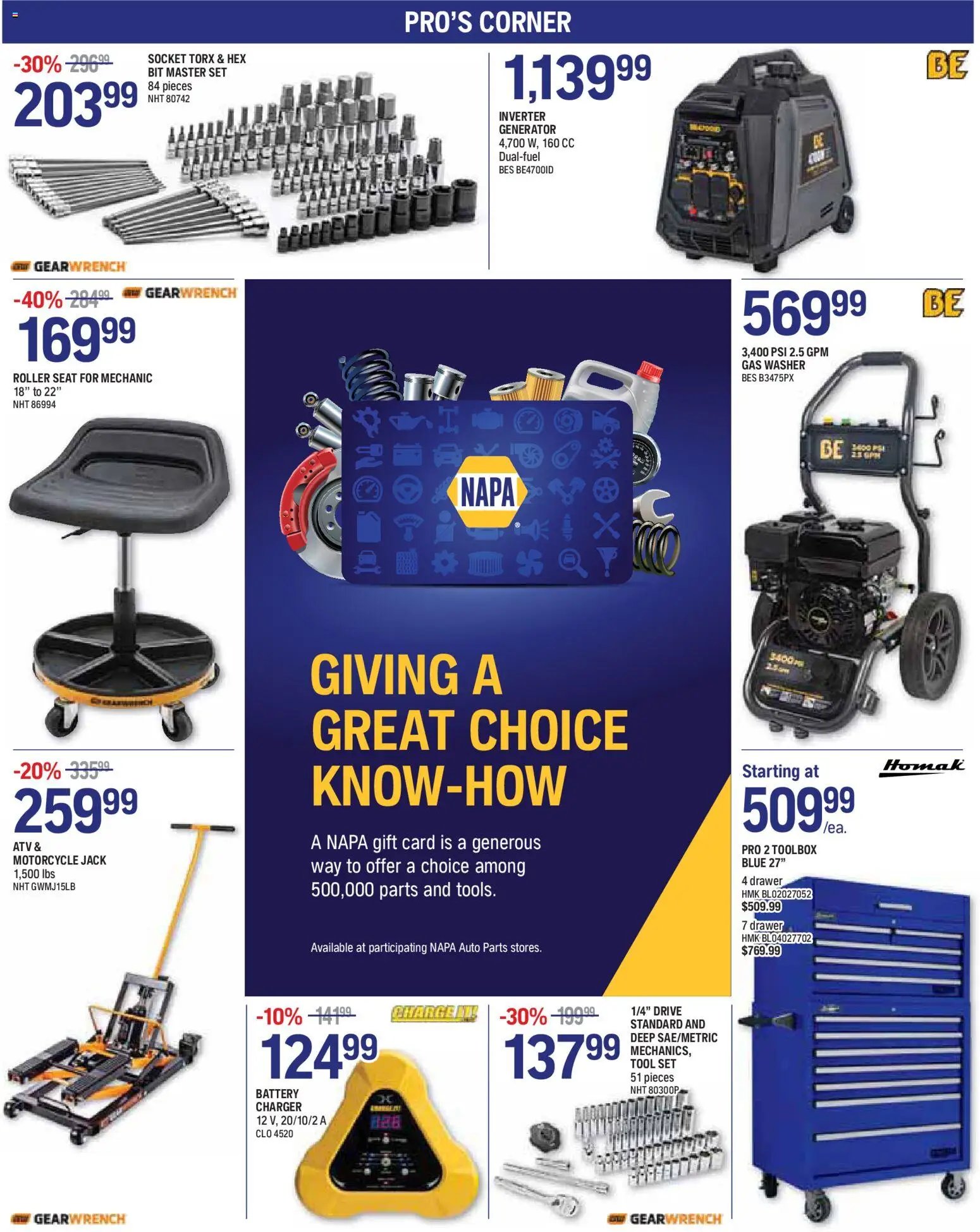 NAPA Auto Parts flyer from 01.07.2026 NAPA Auto Parts weekly flyer