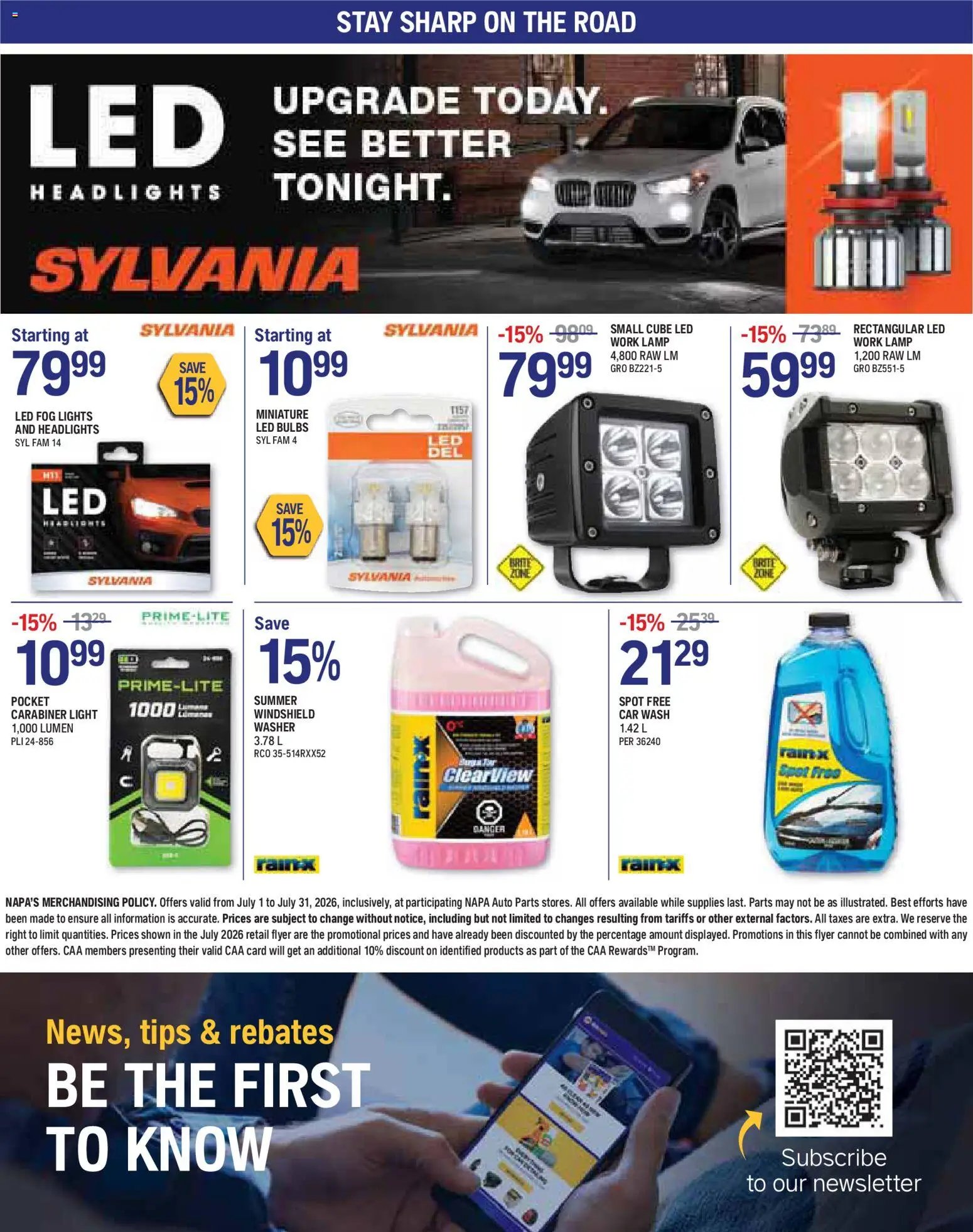 NAPA Auto Parts flyer from 01.07.2026 NAPA Auto Parts weekly flyer