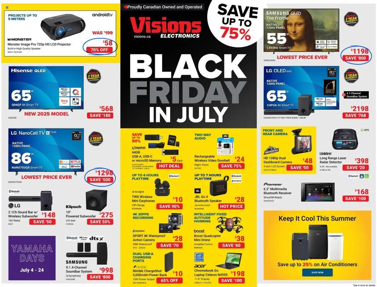 Visions flyer from 18.07.2025 Weekly flyer / circulaire