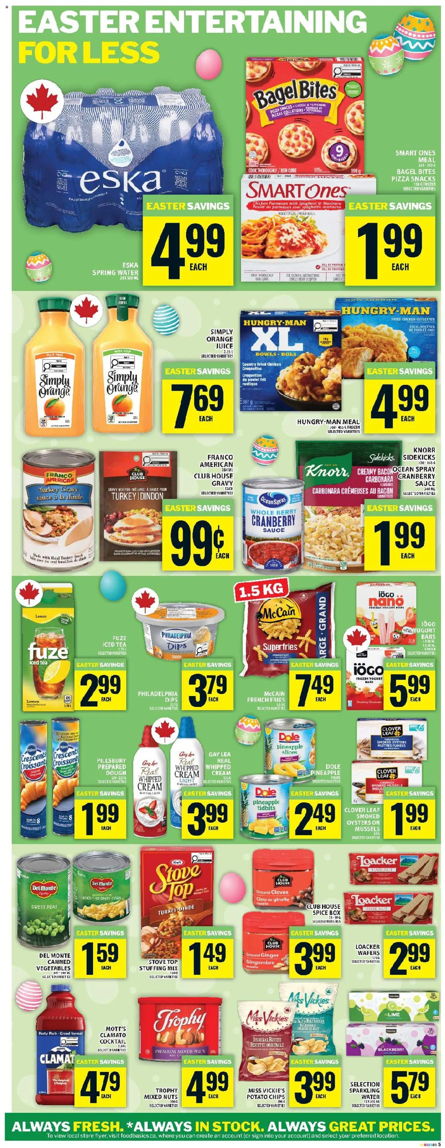 Food Basics flyer from 26.03.2026 Food Basics weekly flyer / circulaire