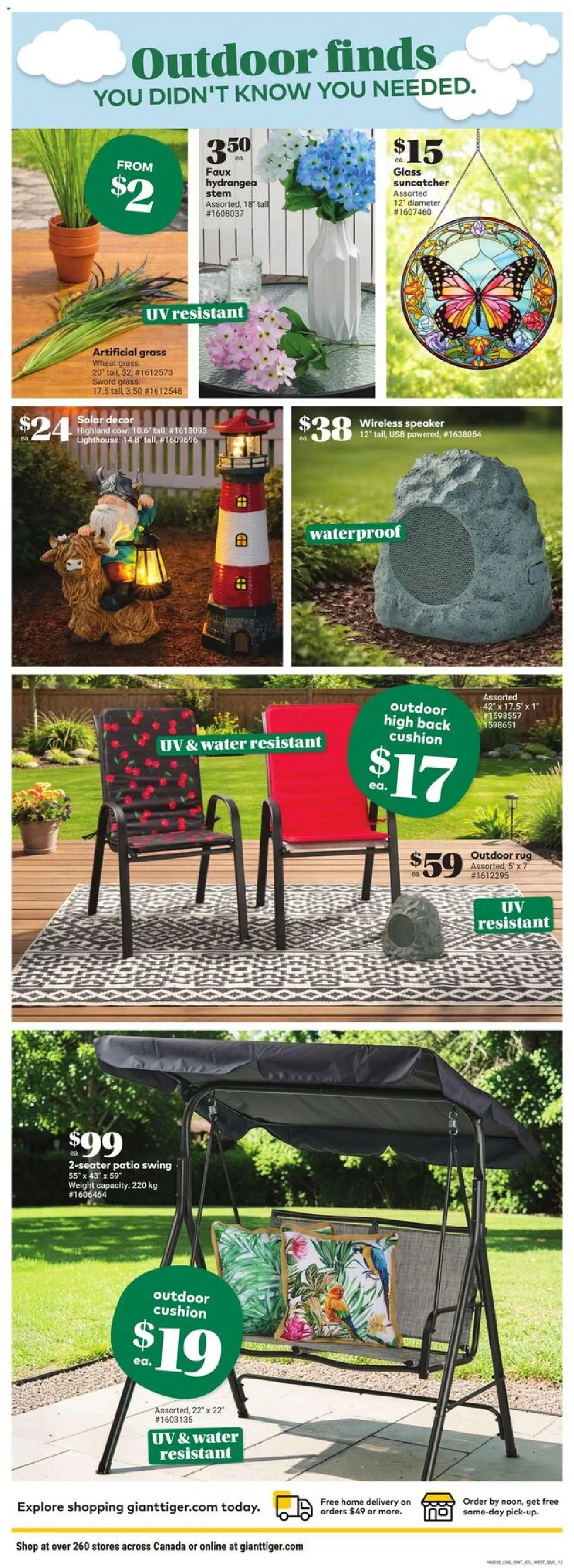 Giant Tiger flyer from 29.04.2026 Giant Tiger weekly flyer / circulaire