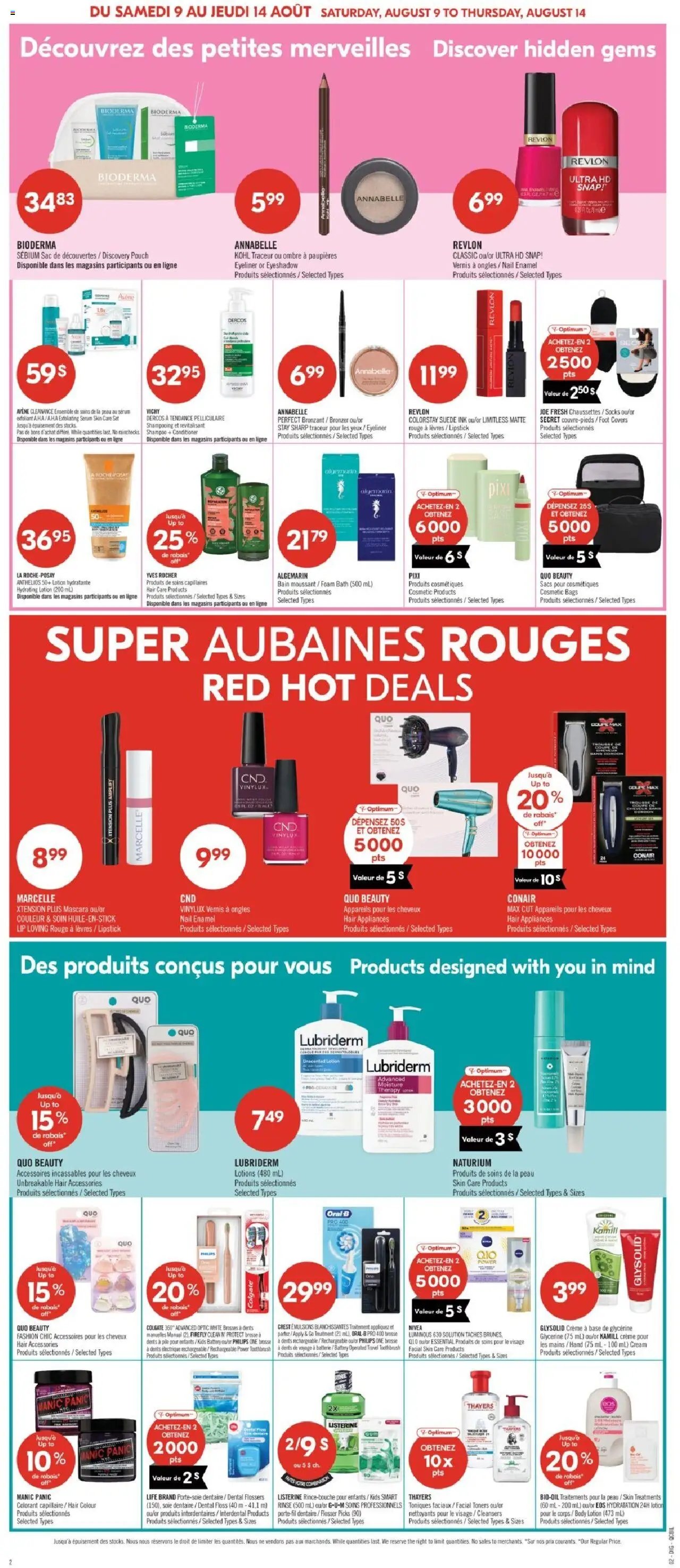 Pharmaprix flyer from 09.08.2025 Weekly flyer / circulaire