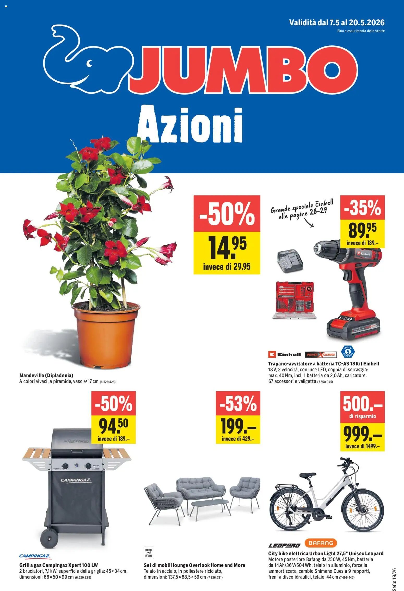 Jumbo aktion seit 07.05.2026 Jumbo aktionen IT (2026-05-07 - 2026-05-20) | 1
