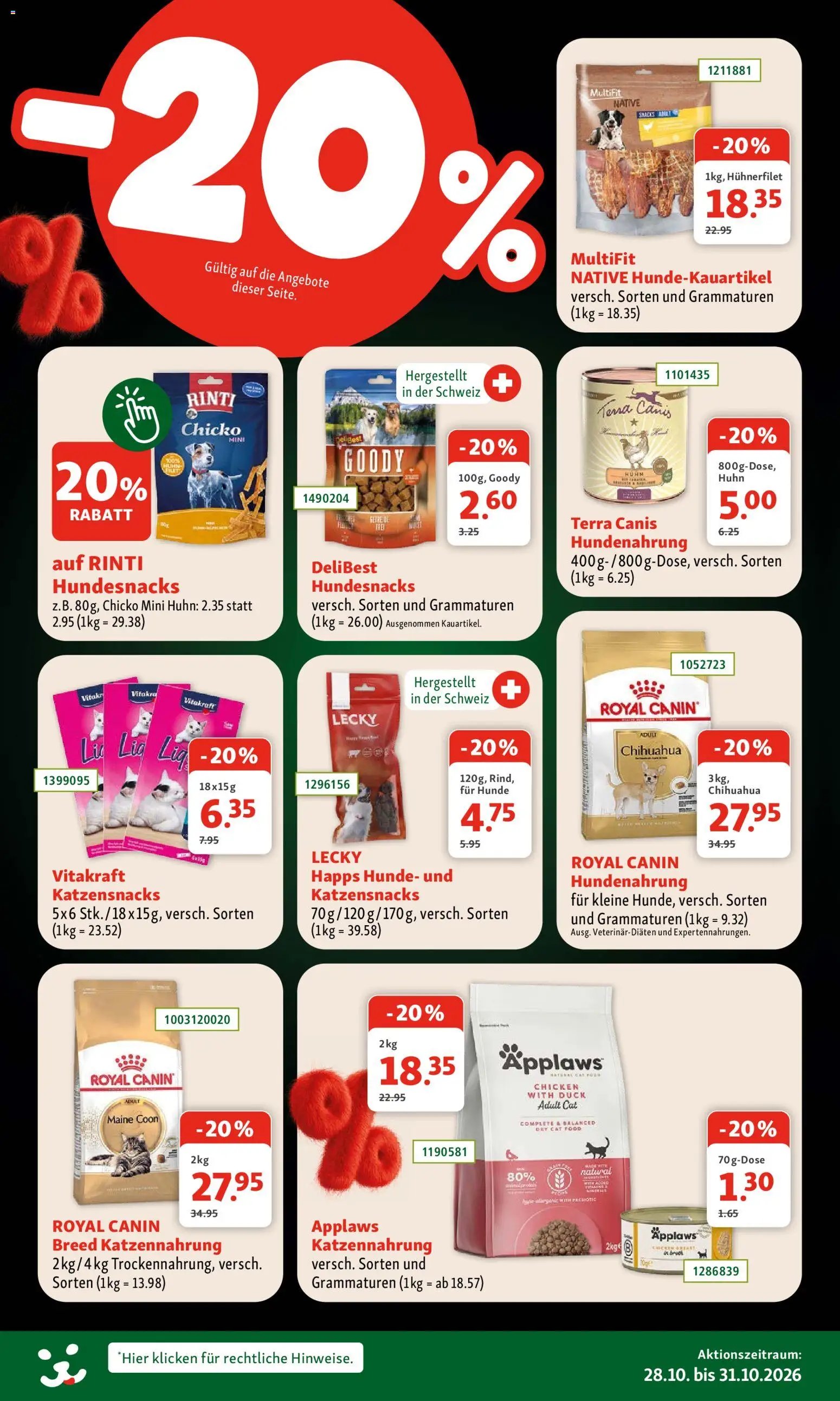 Fressnapf BLACK FRIDAY > Aktionen (28.10.2026) > Prospekt