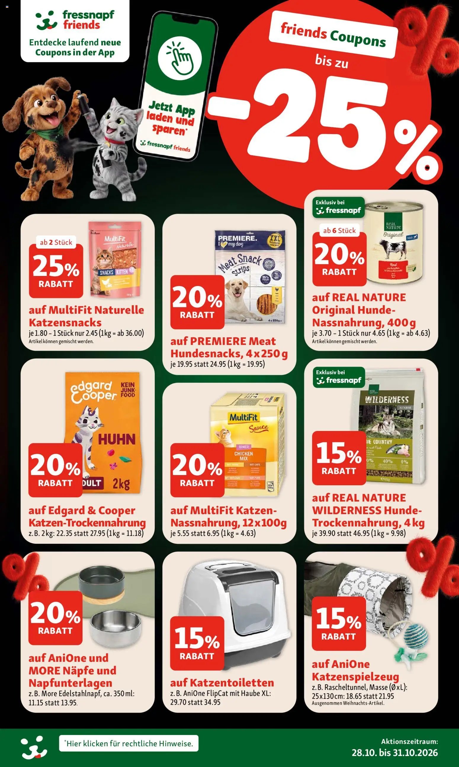 Fressnapf BLACK FRIDAY > Aktionen (28.10.2026) > Prospekt