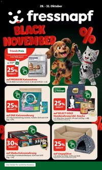 Fressnapf BLACK FRIDAY > Aktionen (28.10.2026) > Prospekt