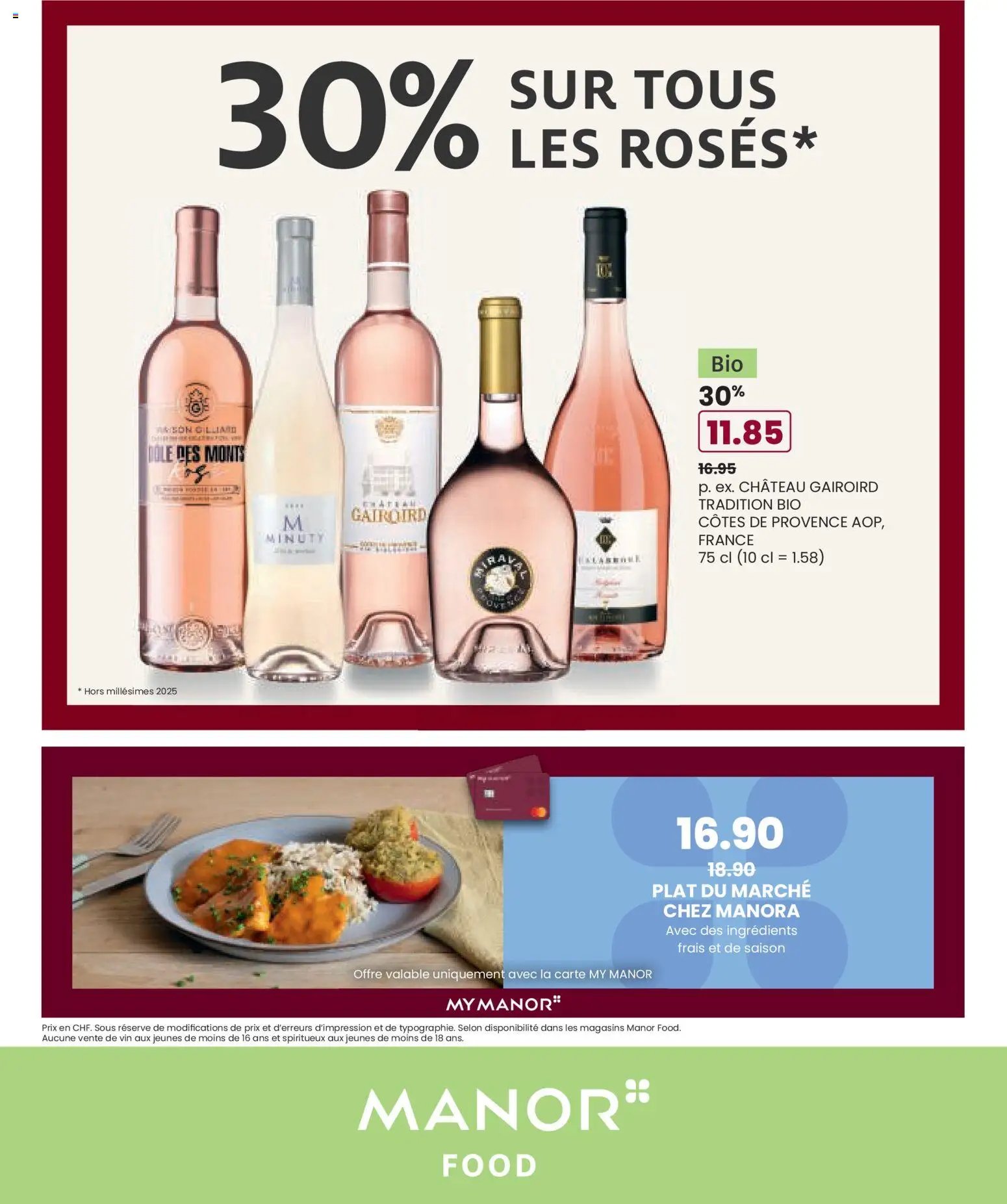 Manor aktion seit 03.02.2026 Aktionen FR (2026-02-03 - 2026-02-09) | 8