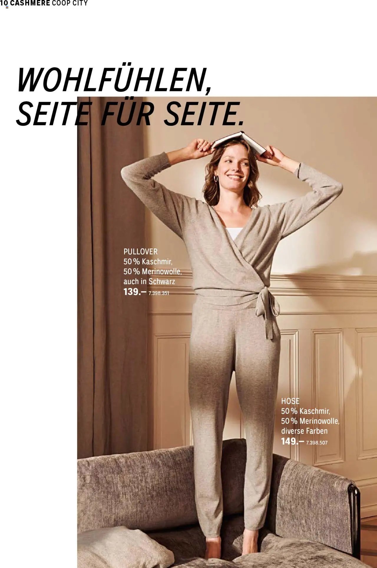 Coop City aktion seit 01.10.2025 Aktionen Cashmere Kollektion (2025-10-01)