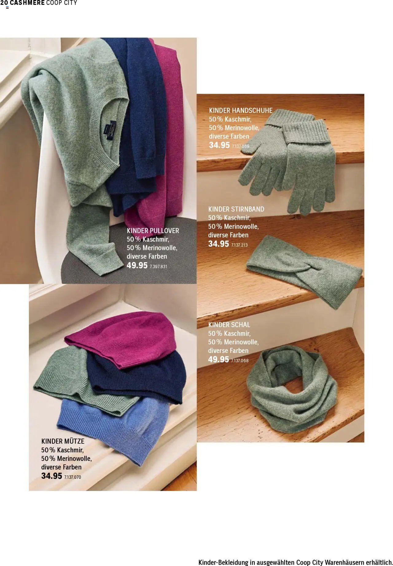 Coop City aktion seit 01.10.2025 Aktionen Cashmere Kollektion (2025-10-01)
