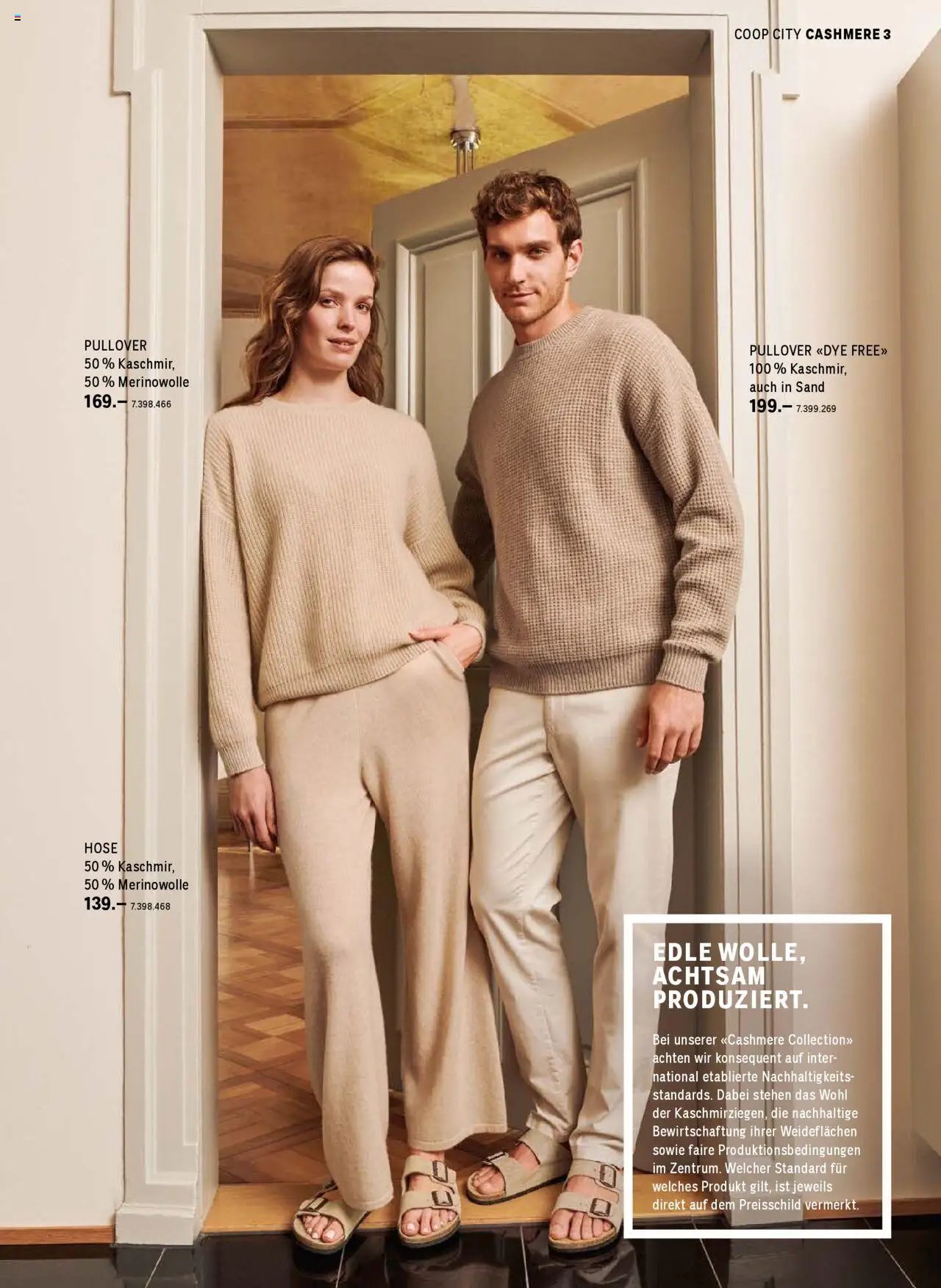 Coop City aktion seit 01.10.2025 Aktionen Cashmere Kollektion (2025-10-01)