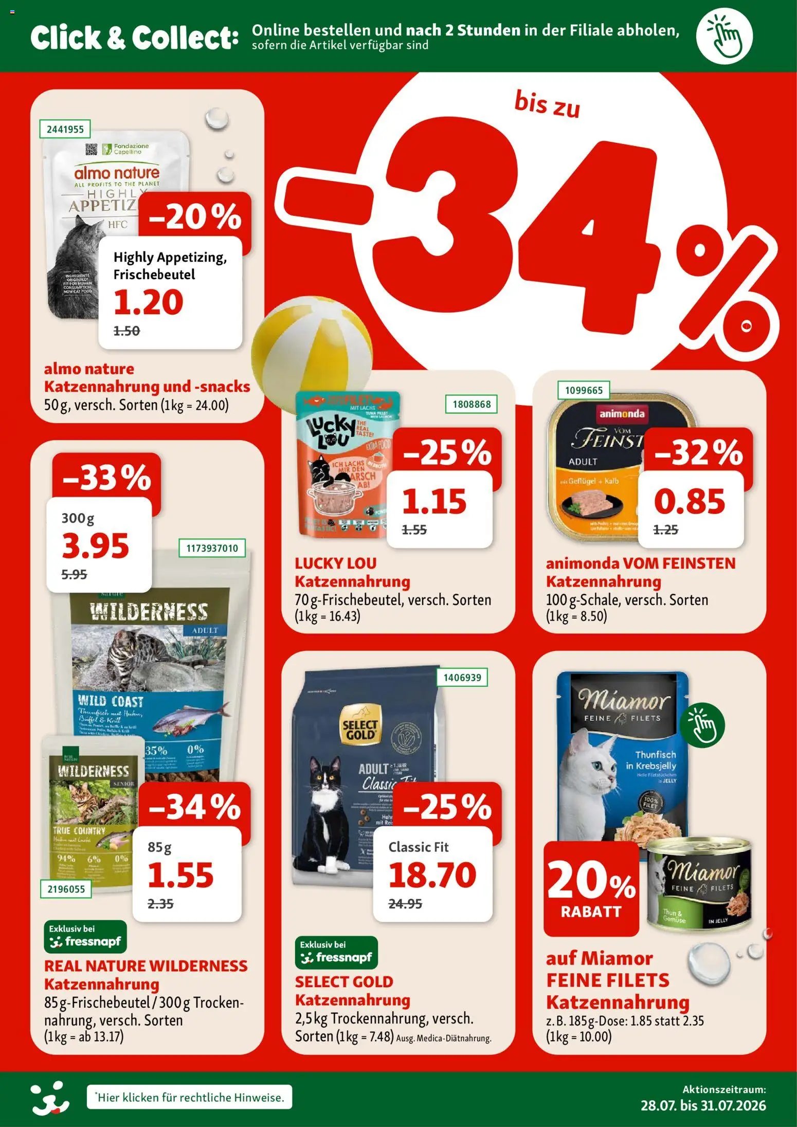 Fressnapf aktion seit 28.07.2026 Fressnapf aktionen
