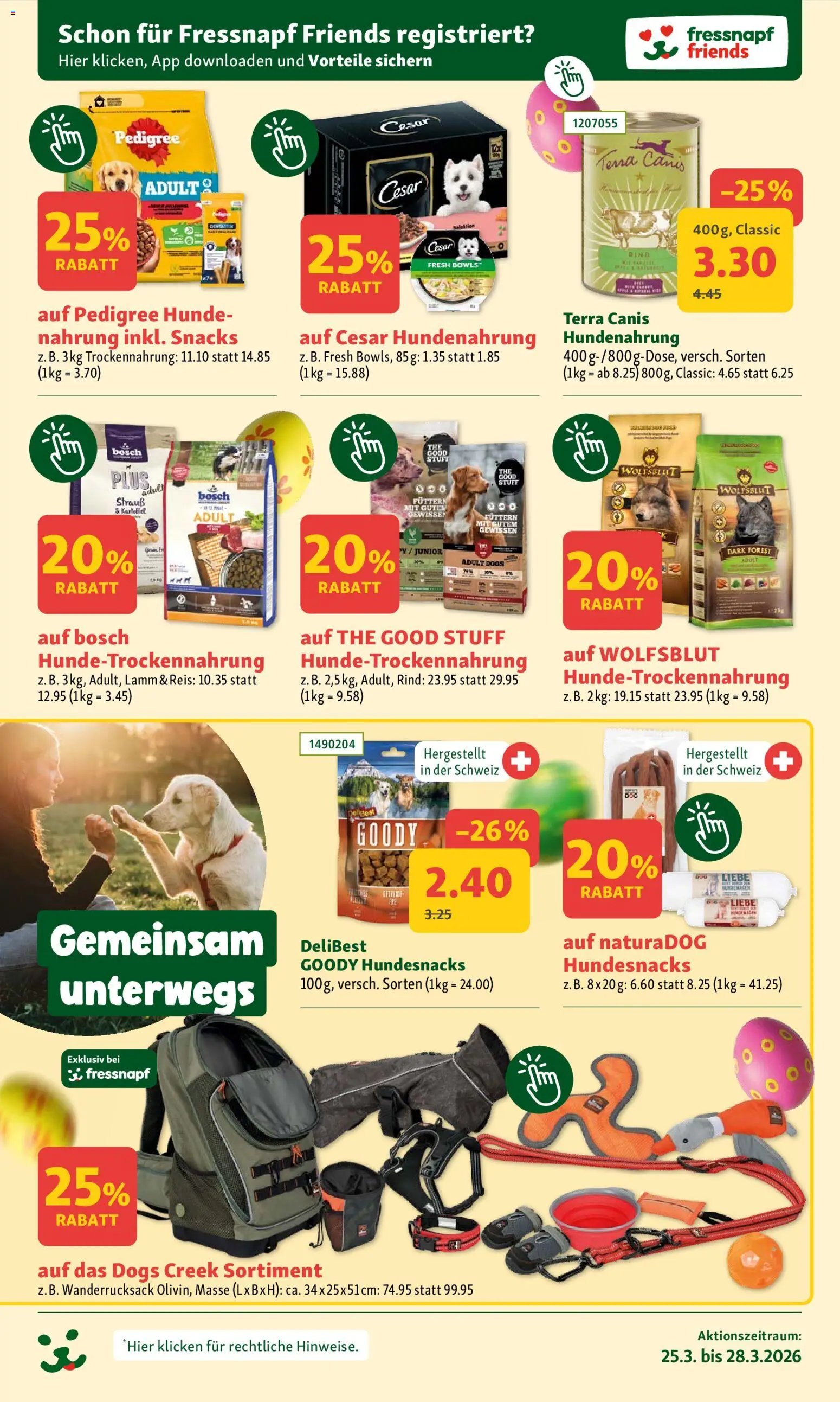 Fressnapf aktion seit 25.03.2026 Fressnapf aktionen (2026-03-25 - 2026-03-28)