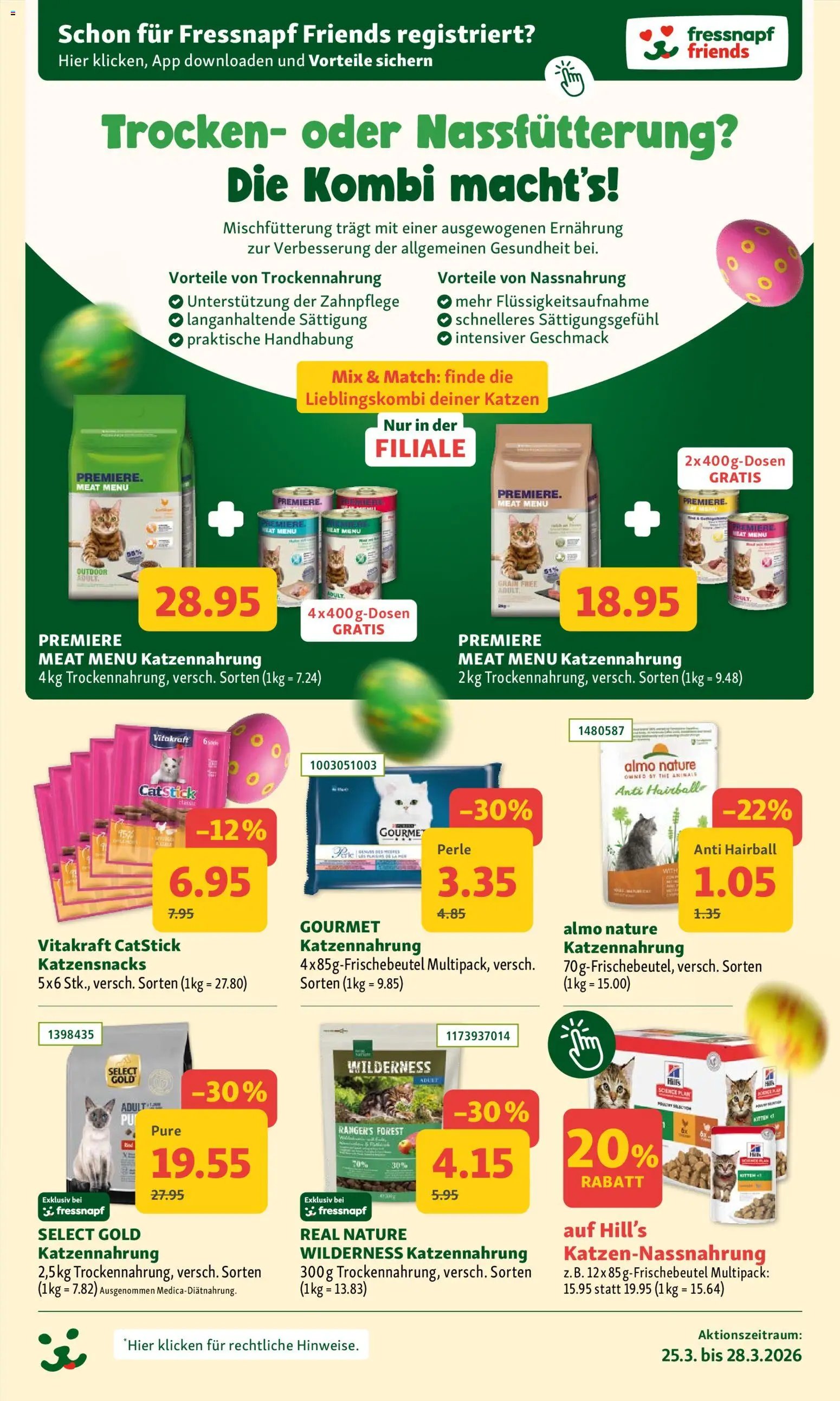 Fressnapf aktion seit 25.03.2026 Fressnapf aktionen (2026-03-25 - 2026-03-28)