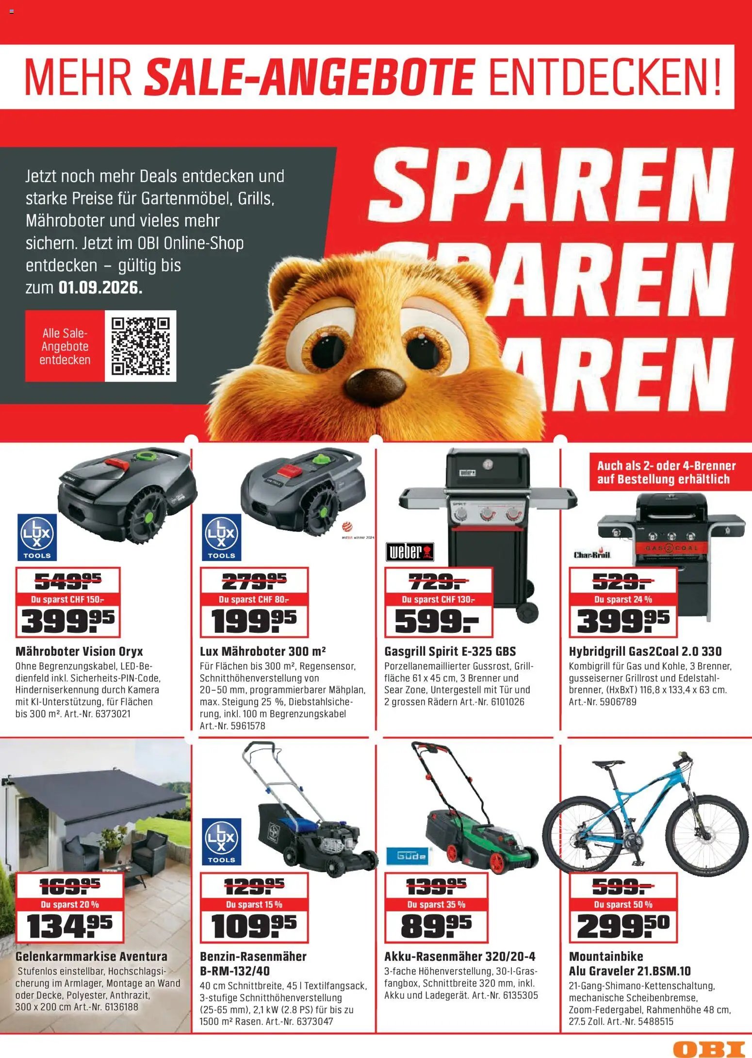 OBI aktion seit 04.08.2026 UNSERE SUPERDEALS!