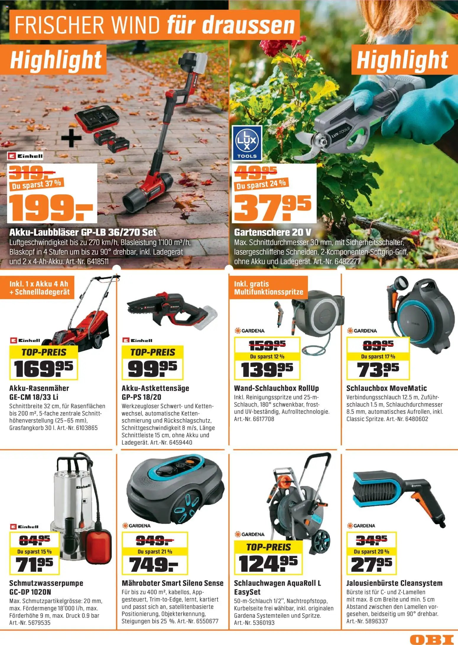 OBI aktion seit 04.08.2026 UNSERE SUPERDEALS!