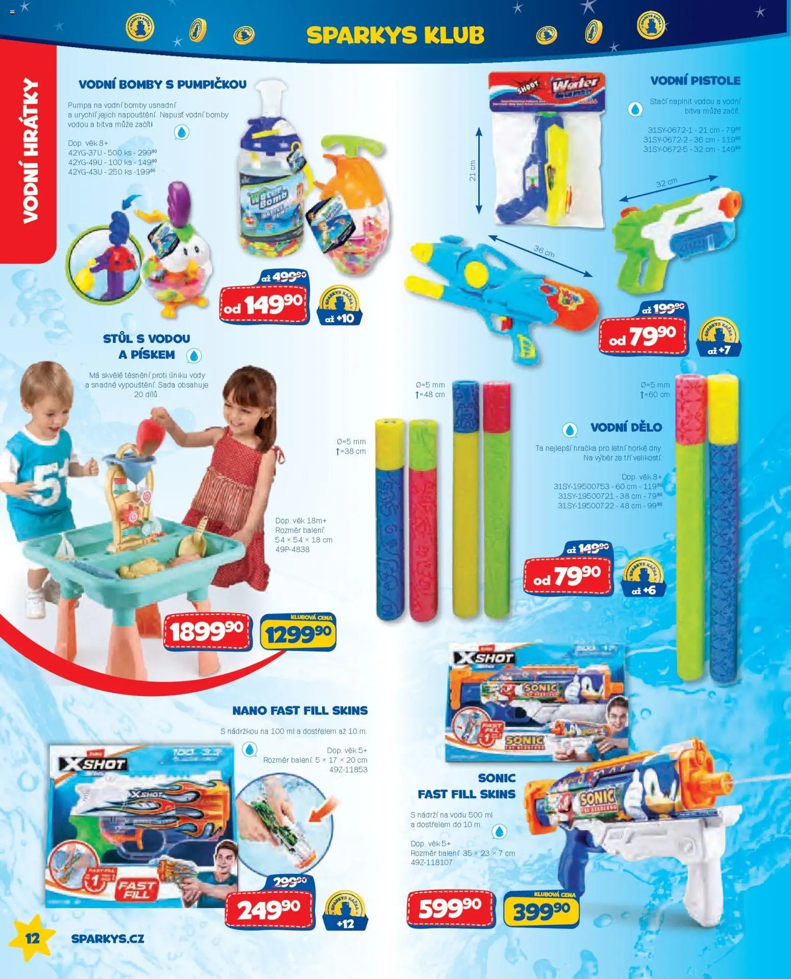 Sparkys leták od 01.05.2026 Sparkys katalog Léto 2026