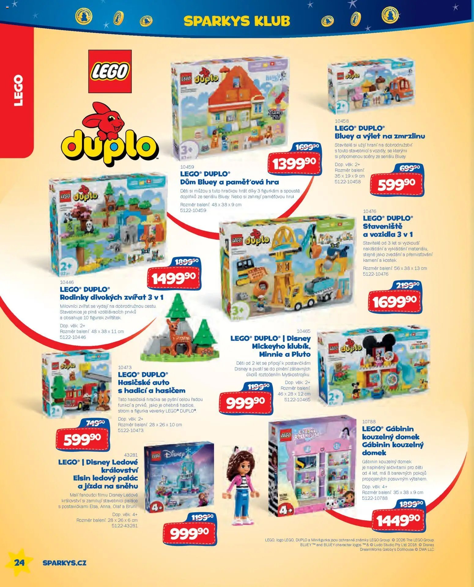 Sparkys leták od 01.05.2026 Sparkys katalog Léto 2026