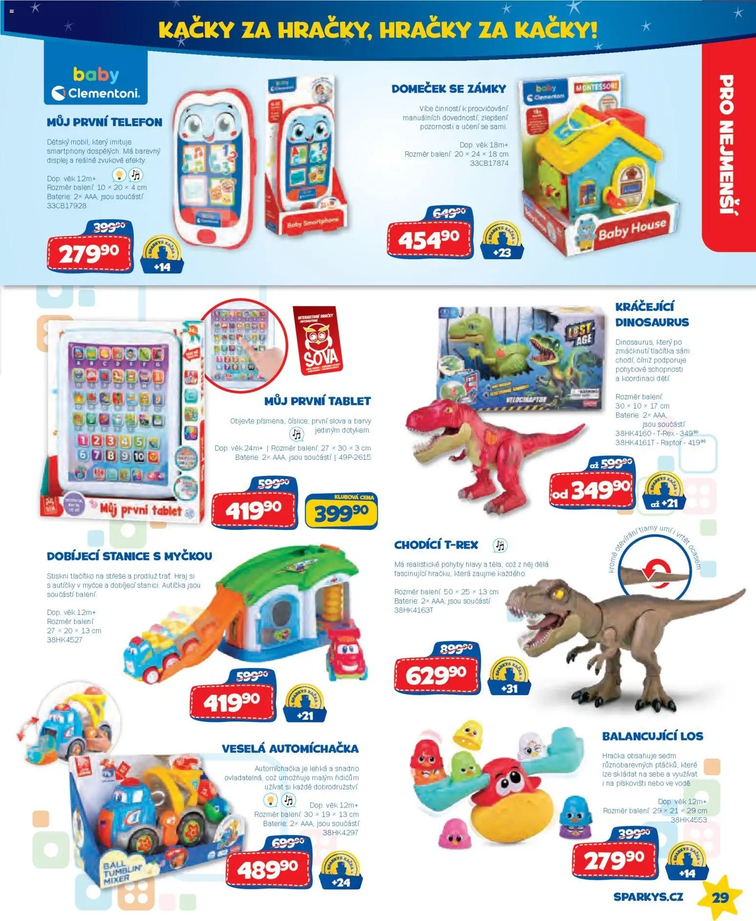 Sparkys leták od 01.05.2026 Sparkys katalog Léto 2026