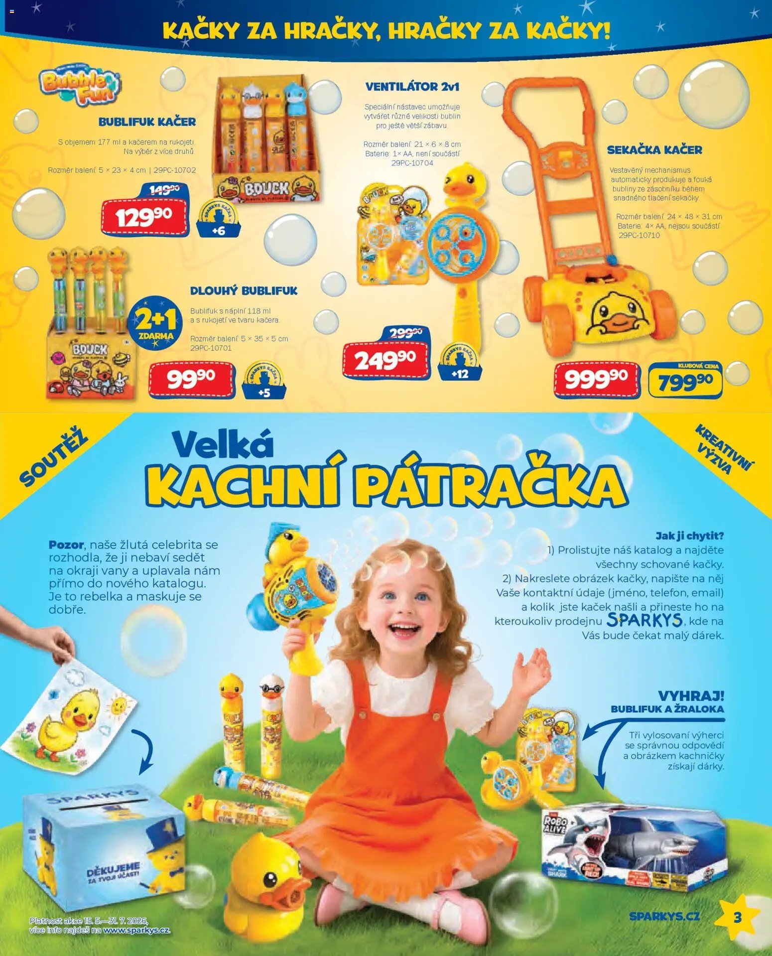 Sparkys leták od 01.05.2026 Sparkys katalog Léto 2026