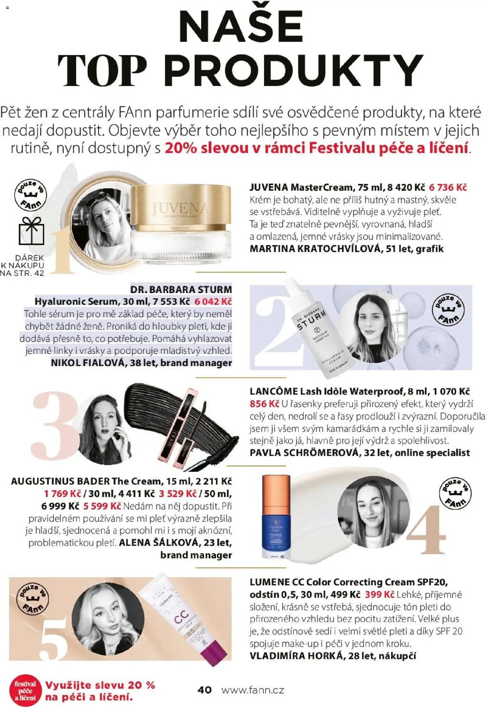 FAnn parfumerie leták od 01.06.2026 FAnn parfumerie katalog Léto 2026