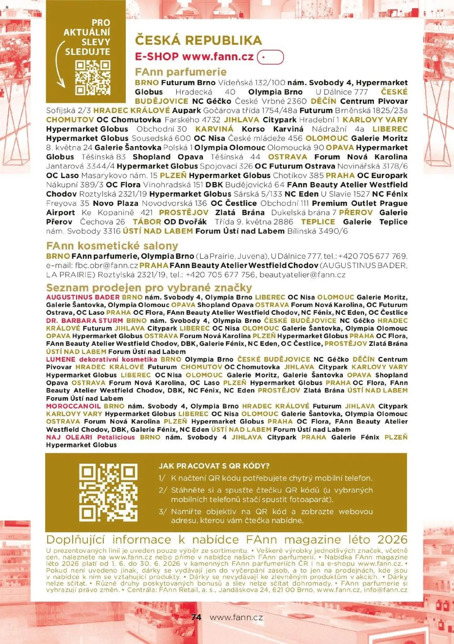 FAnn parfumerie leták od 01.06.2026 FAnn parfumerie katalog Léto 2026