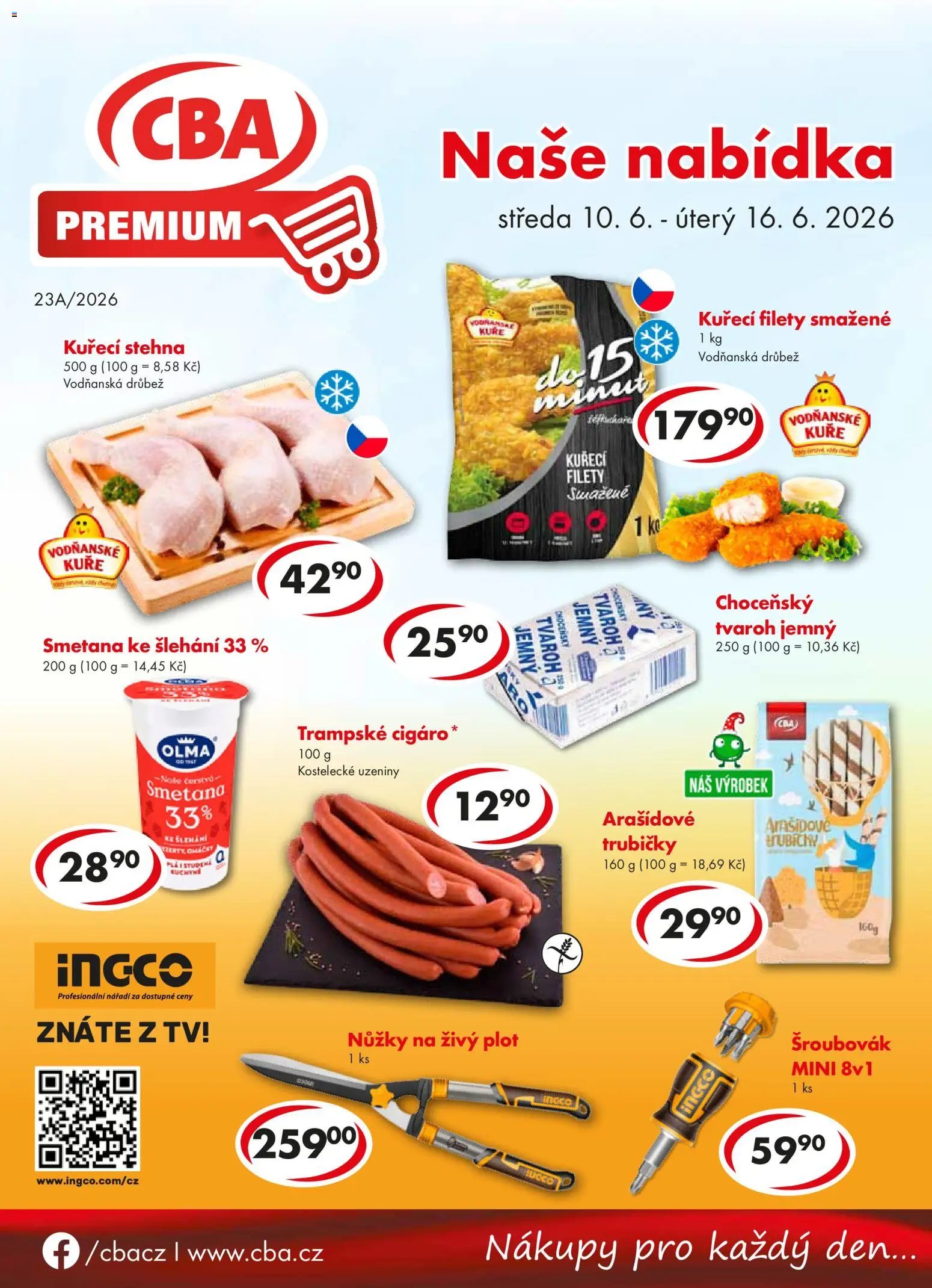 CBA leták od 10.06.2026 CBA leták - Premium