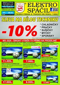 Elektro Spáčil leták od 17.06.2026 Elektro Spáčil leták