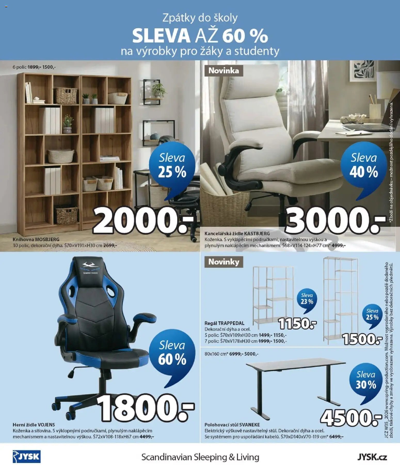 JYSK leták od 26.08.2026 JYSK leták - Slevy