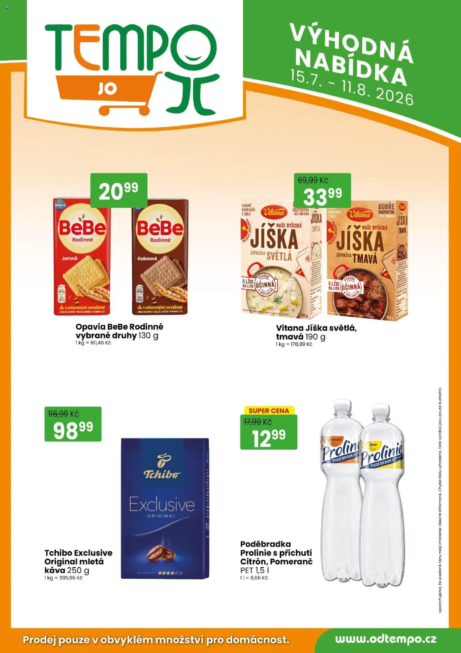 Tempo leták od 15.07.2026 Tempo leták - JO