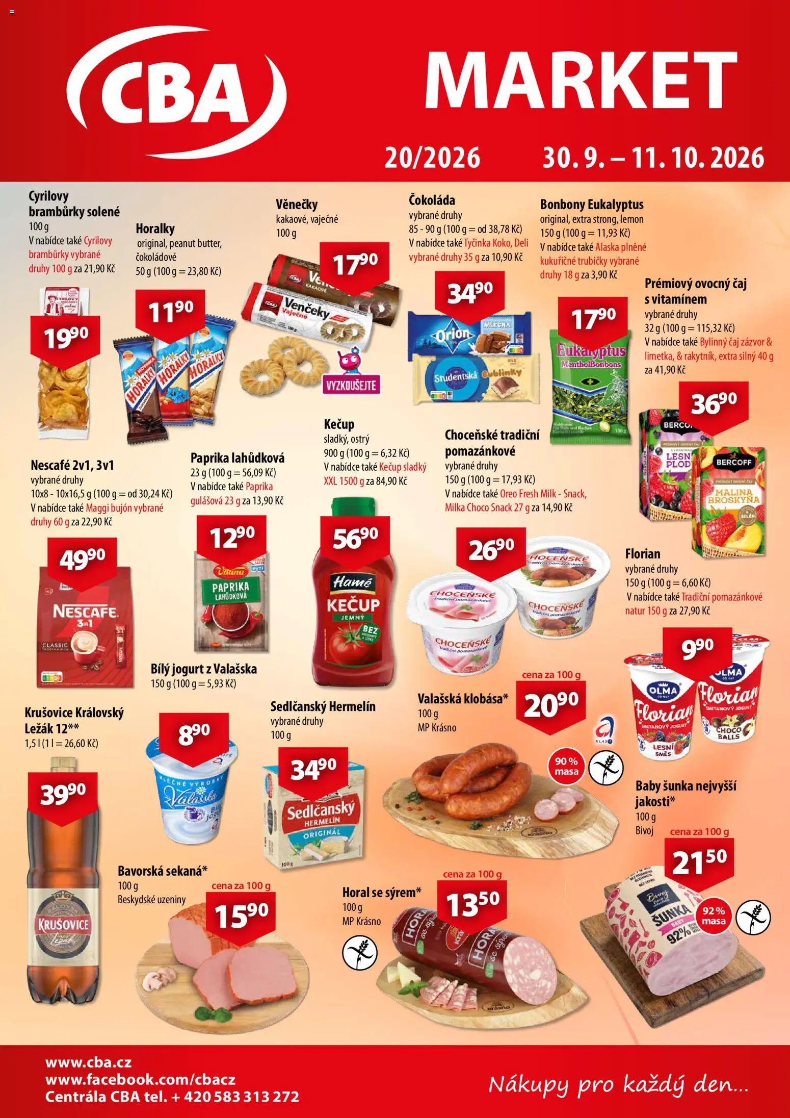CBA leták od 30.09.2026 CBA leták - Market