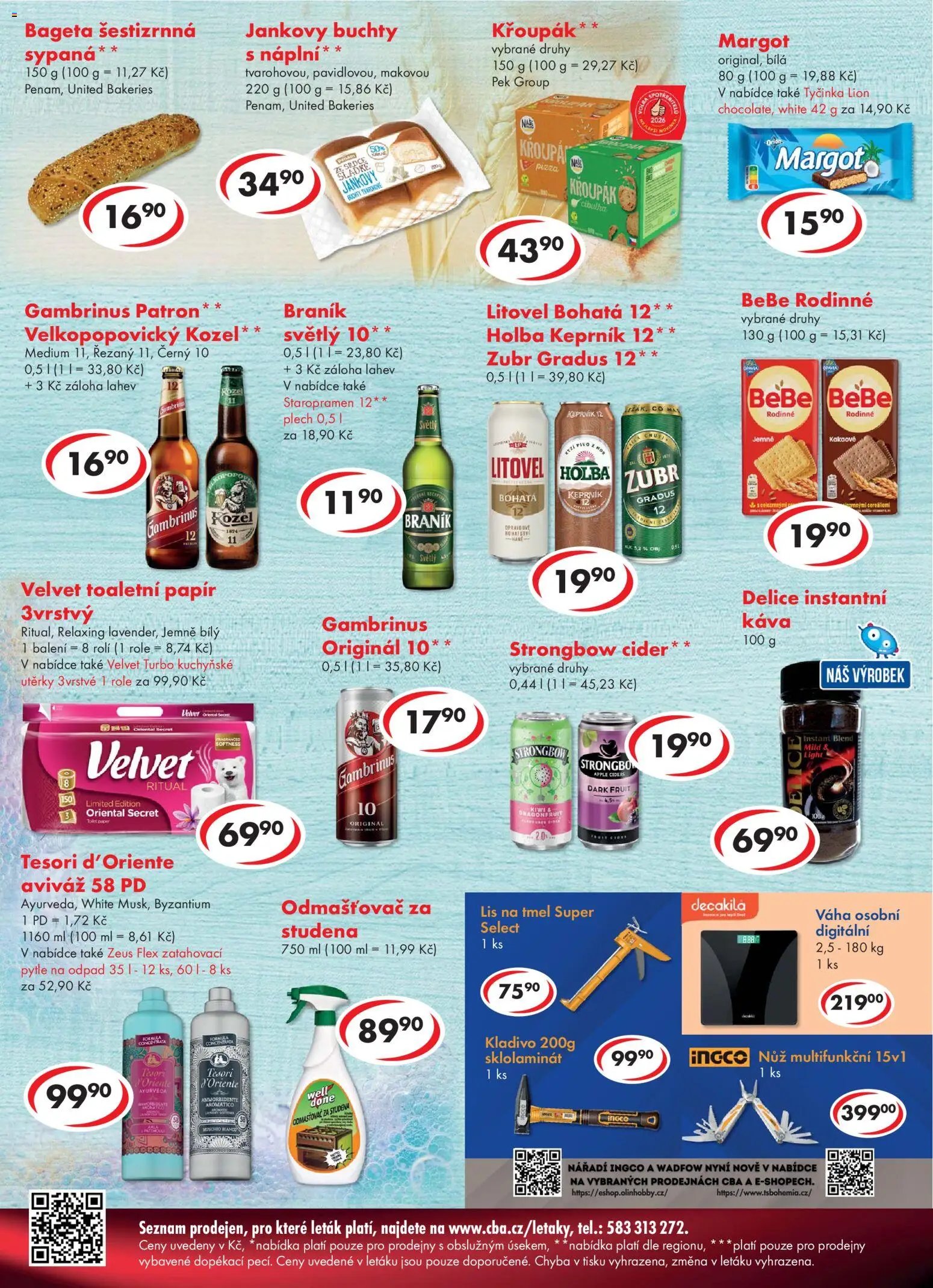 CBA leták od 12.08.2026 CBA leták - Premium