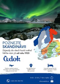 Čedok leták od 09.07.2026 Čedok katalog Skandinávie