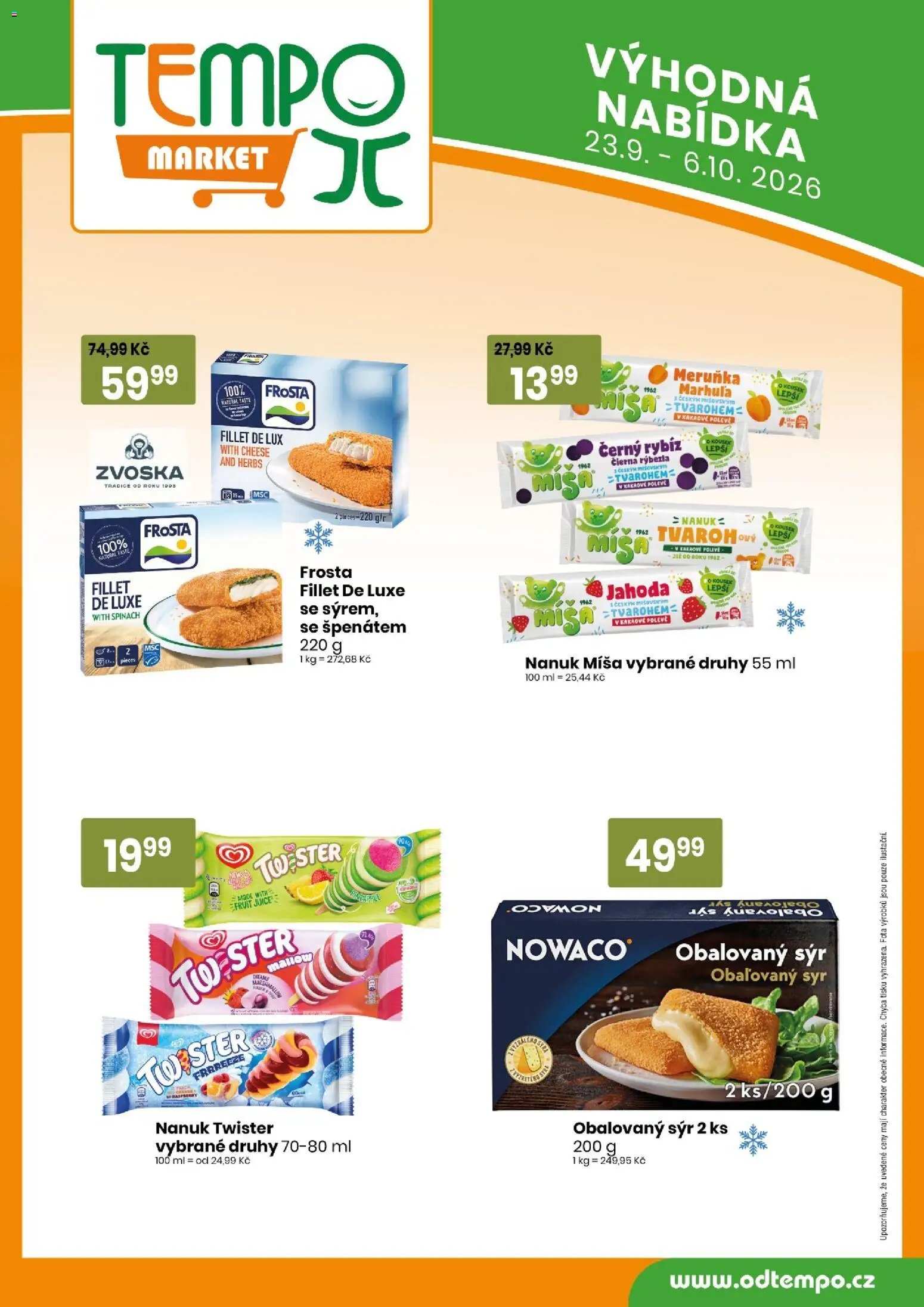 Tempo leták od 23.09.2026 TEMPO leták - market