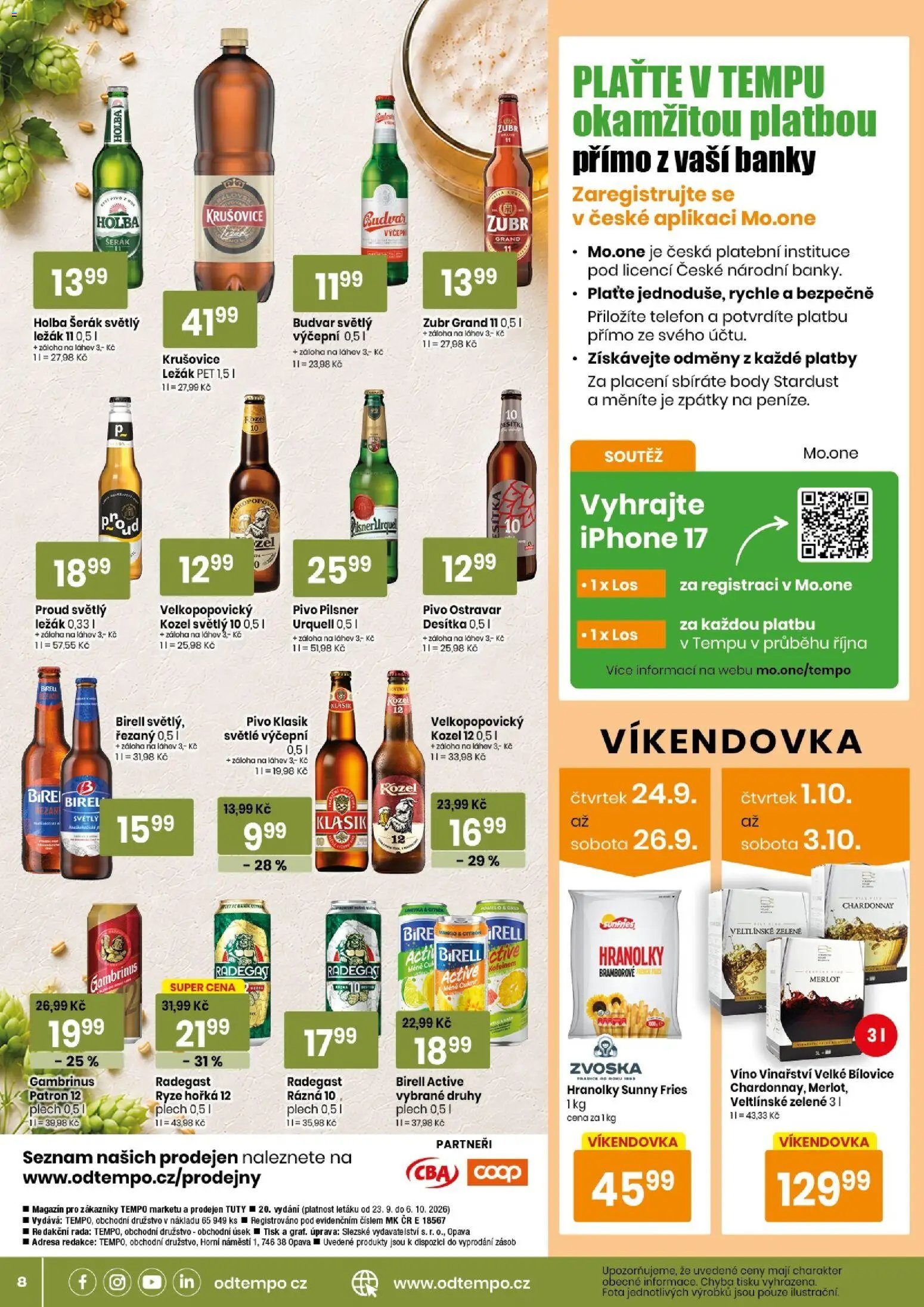 Tempo leták od 23.09.2026 TEMPO leták - market