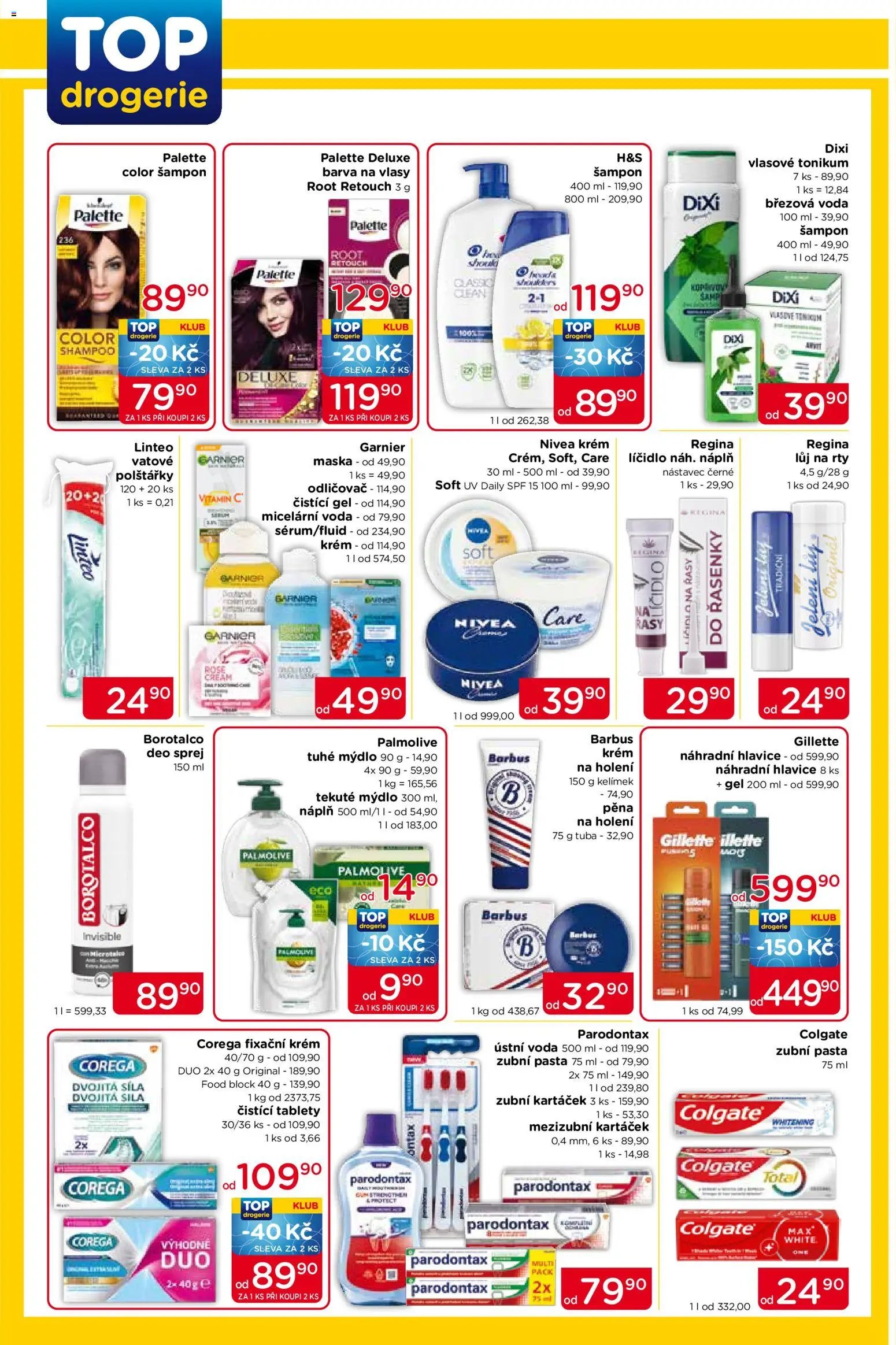 Top drogerie leták od 01.10.2026 Top drogerie leták