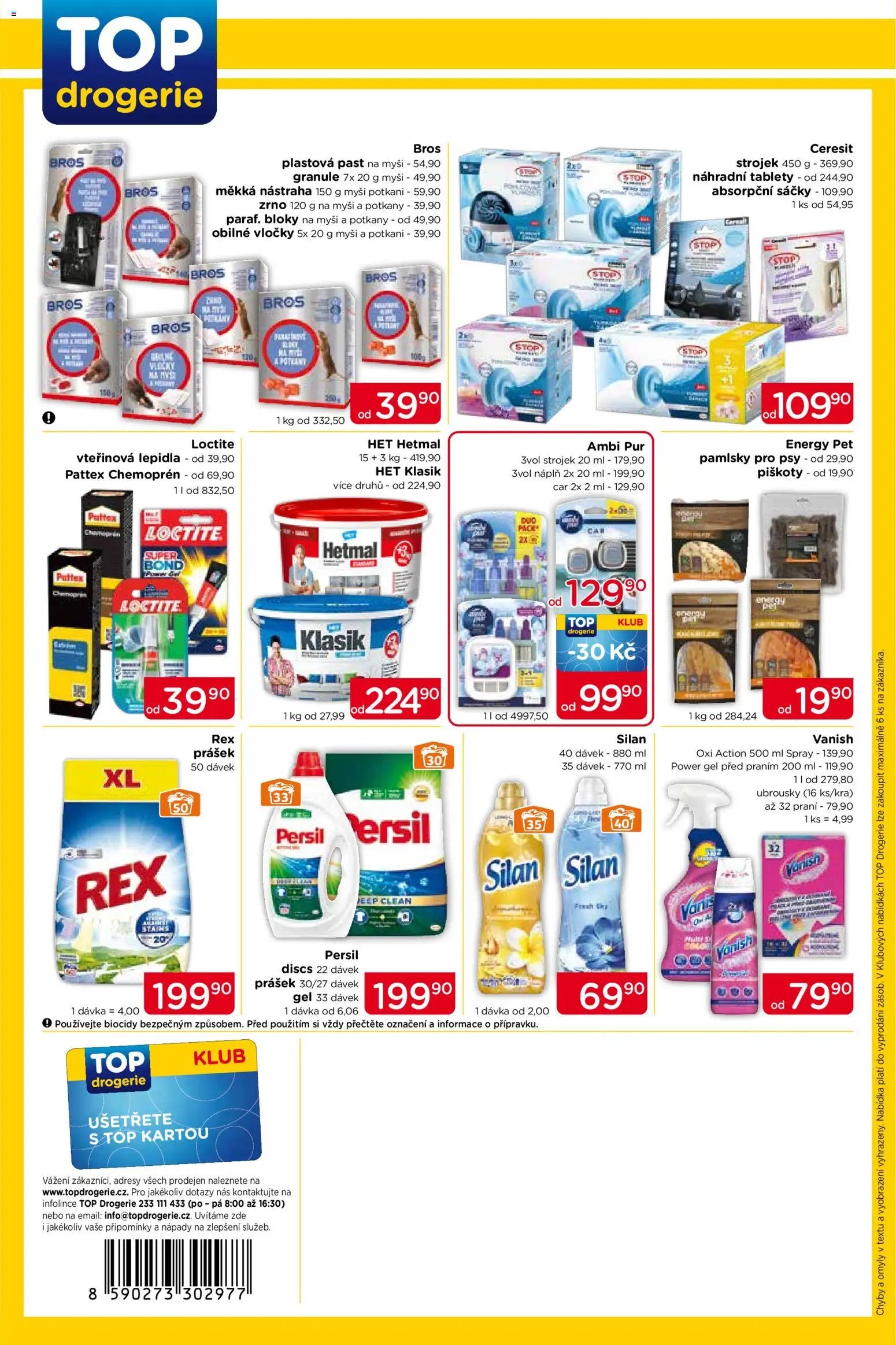 Top drogerie leták od 01.10.2026 Top drogerie leták
