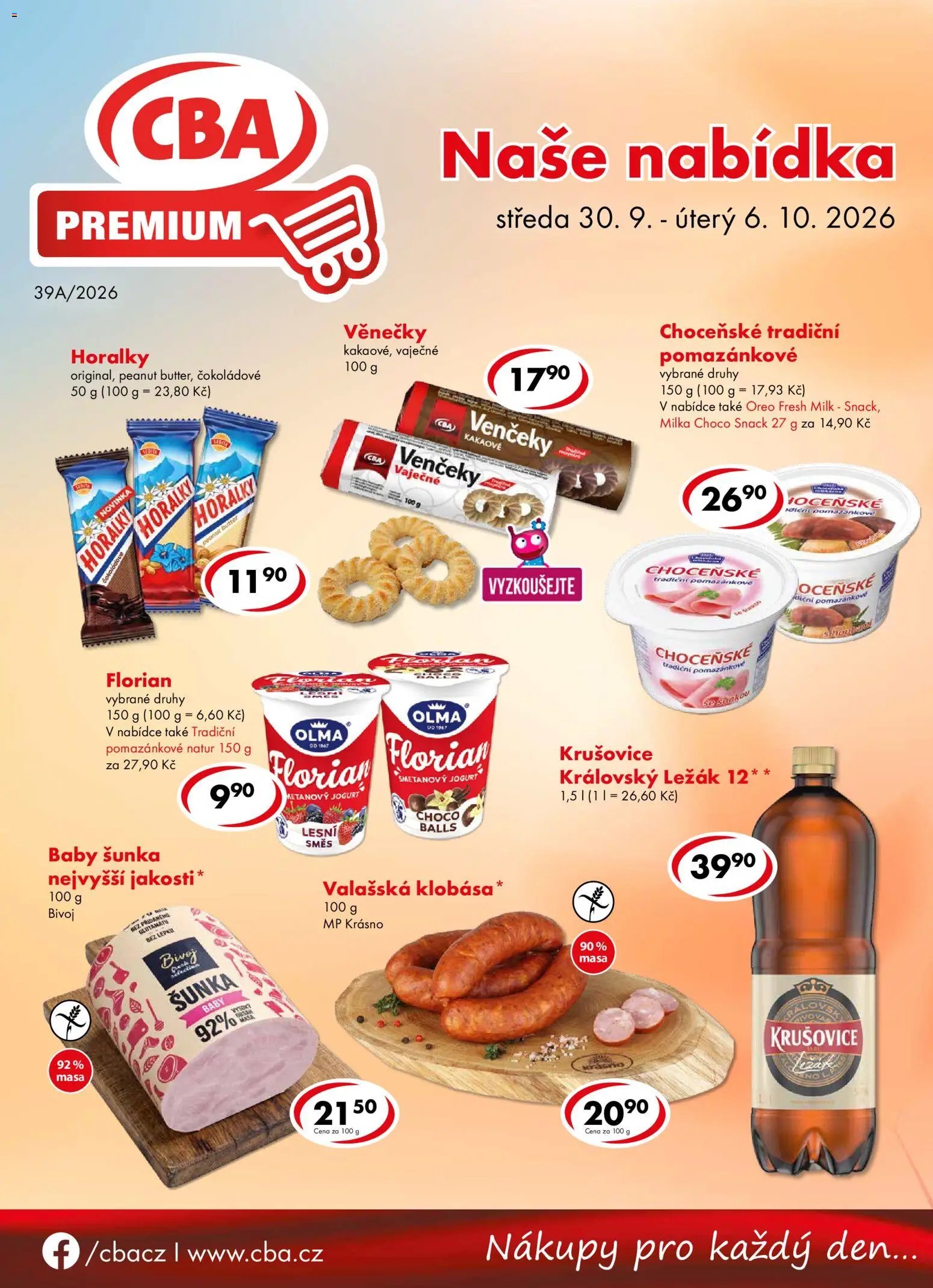 CBA leták od 30.09.2026 CBA leták - Premium