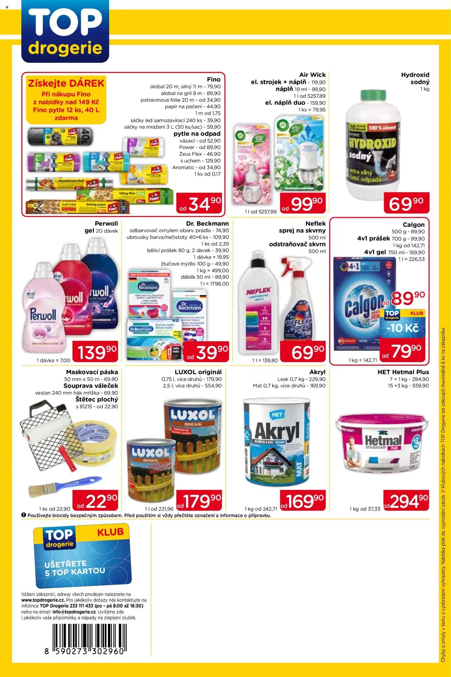 Top drogerie leták od 17.09.2026 Top drogerie leták