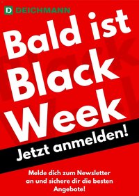 Deichmann prospekt seit 31.10.2025 Black Friday - Ankündigung