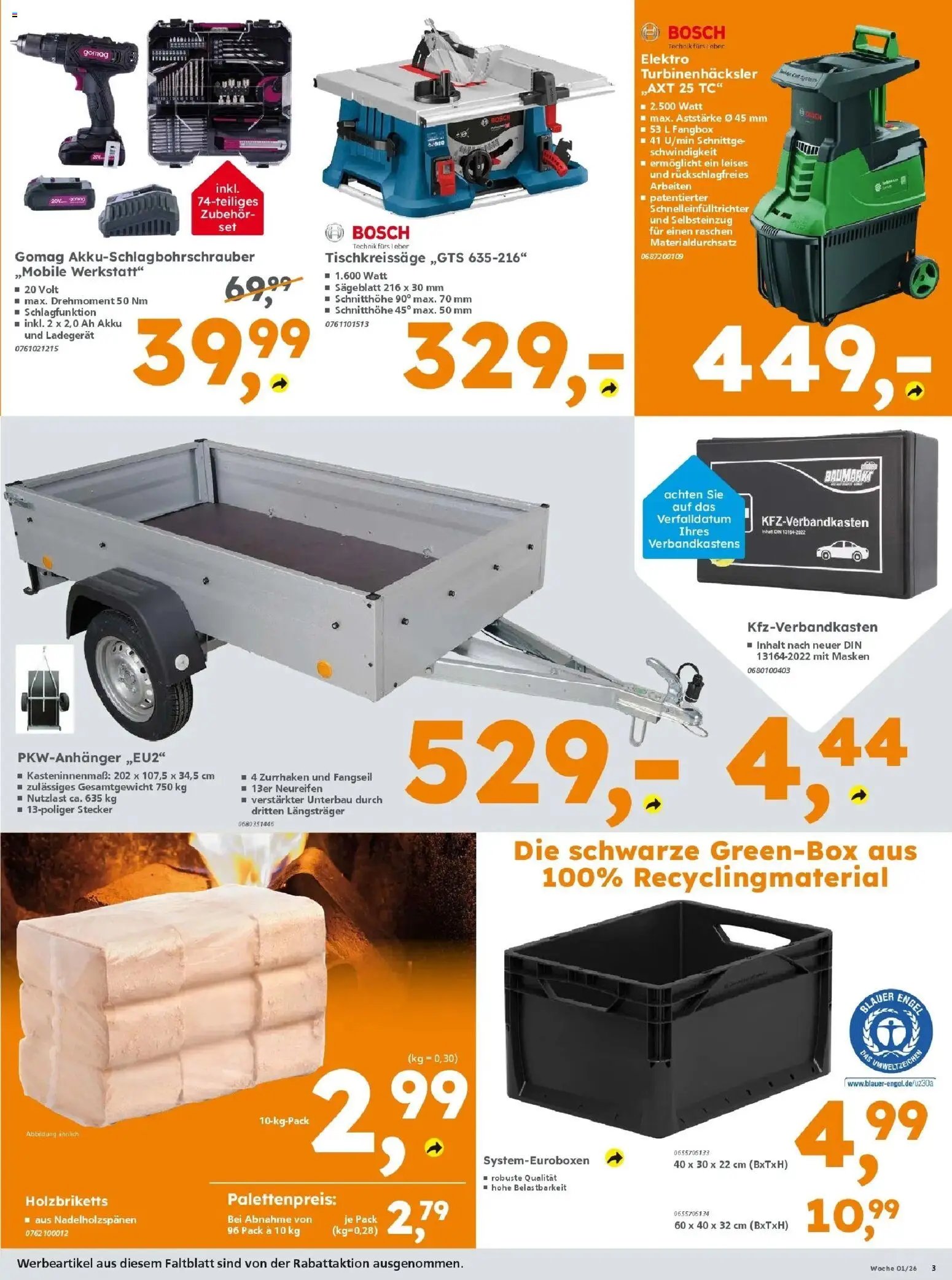 Globus Baumarkt prospekt seit 29.12.2025 Prospekt Homburg	