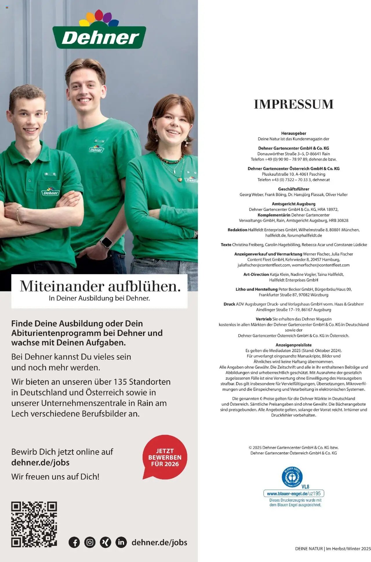 Dehner prospekt seit 09.10.2025 Prospekt Deine Natur