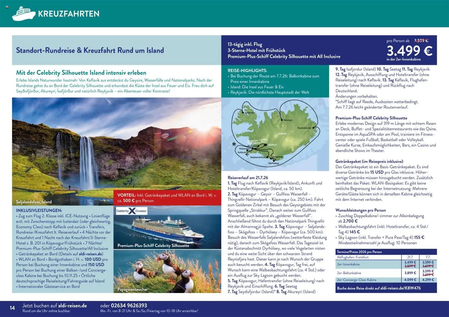 Aldi Reisen prospekt seit 01.11.2025 Traumreisen (2025-11-01 - 2025-12-31)