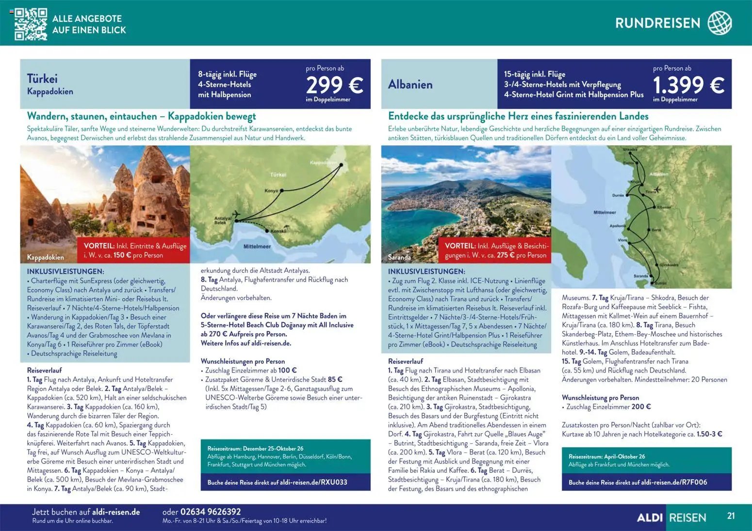 Aldi Reisen prospekt seit 01.11.2025 Traumreisen (2025-11-01 - 2025-12-31)