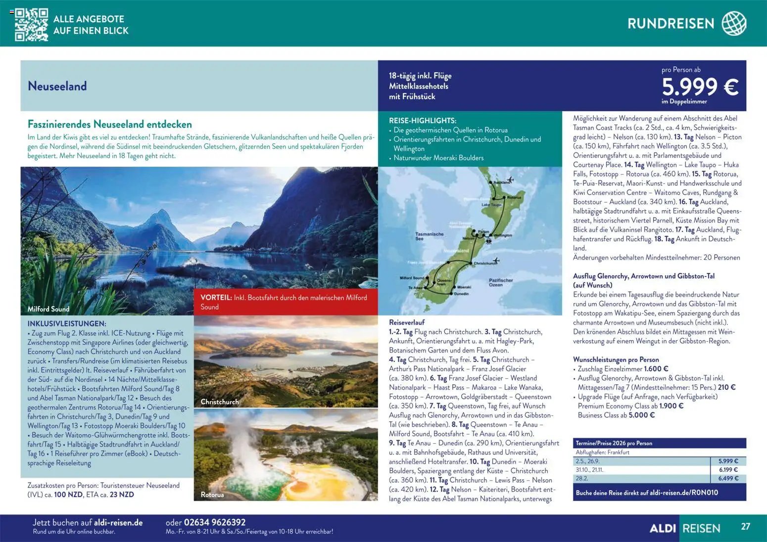 Aldi Reisen prospekt seit 01.11.2025 Traumreisen (2025-11-01 - 2025-12-31)